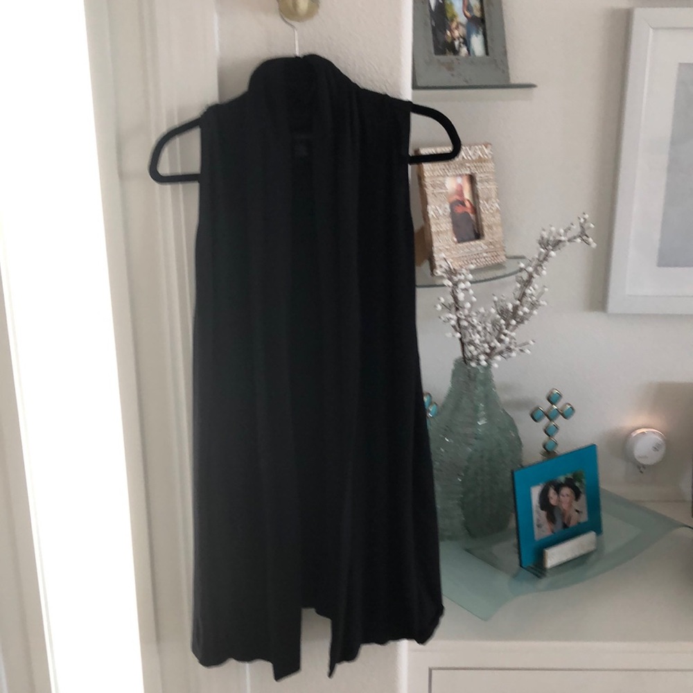 Black sweater vest